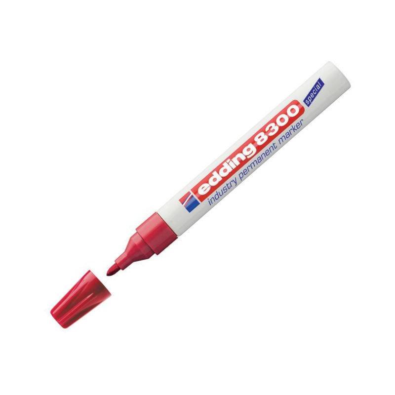 Маркер промышленный Edding E-8300/2 для жирных и пыльных поверхностей красный (1.5-3 мм) 515937