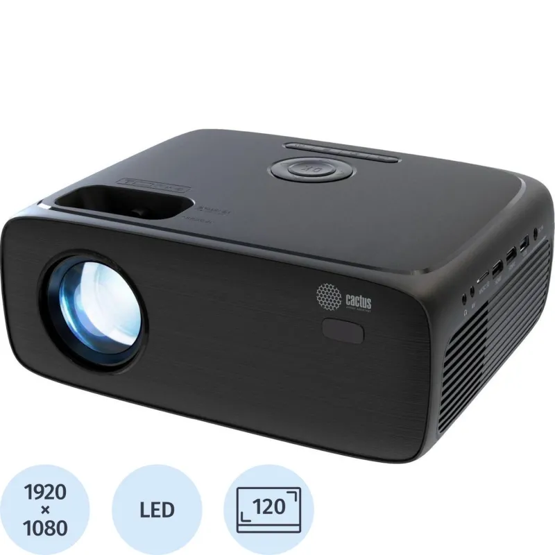 Проектор Cactus Full HD LCD 3200Lm ANSI 1500:1 3xHDMI 1.1 2039601 CS-PRM.07B.WUXGA