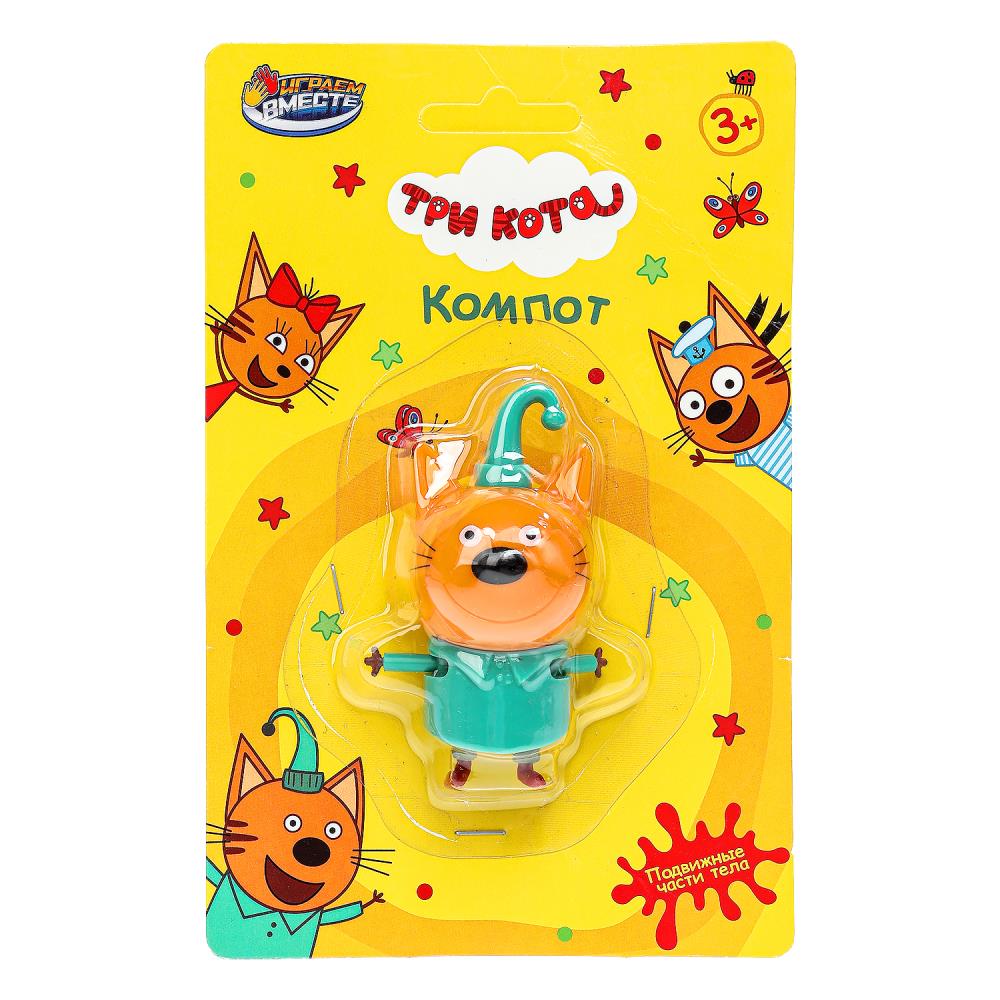 Фигурка-игрушка "Три Кота" 6 см, подвижные части тела Играем Вместе PF-3C-KOMPOT-RU