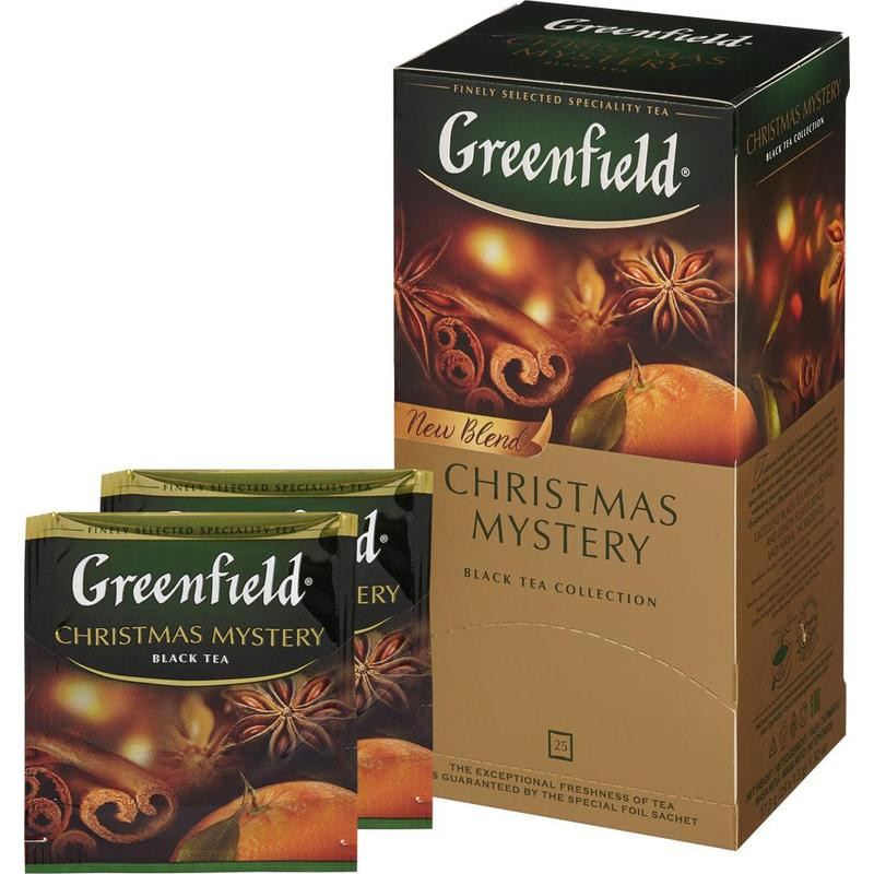 Чай Greenfield Christmas Mystery черный 25 пак. 0434-10, 501585 1025697