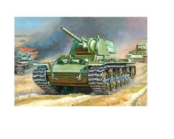 Советский танк "КВ-1" модель для сборки Звезда 3539П