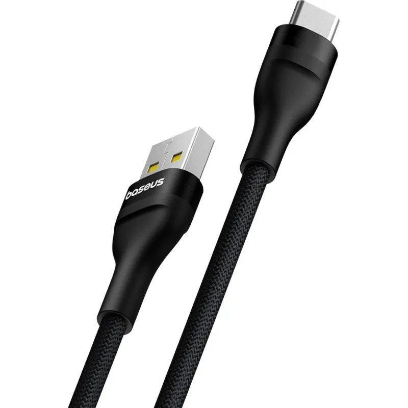 Кабель Baseus USB-C->-C 240W FS2 1m черный 2098159 BAS-P1031180311100