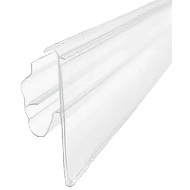 Ценникодержатель полочный двухпозиционный LST39 дл.988мм, прозр, 60шт/уп 1697926