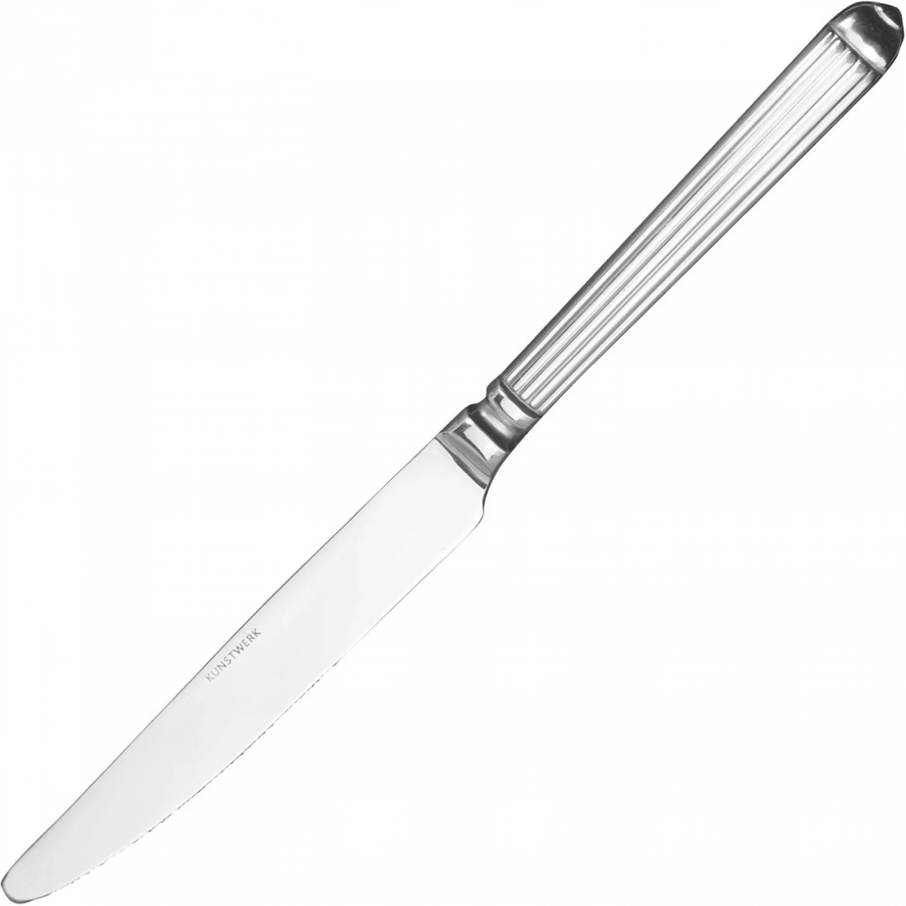 Нож столовый Элит;сталь нерж.;,L=24/12,B=2см;металлич. 12шт/уп Kunstwerk 2412680 3112139