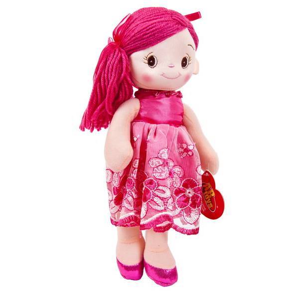 Кукла мягконабивная, балерина, 30 см, цвет розовый Sander M6000