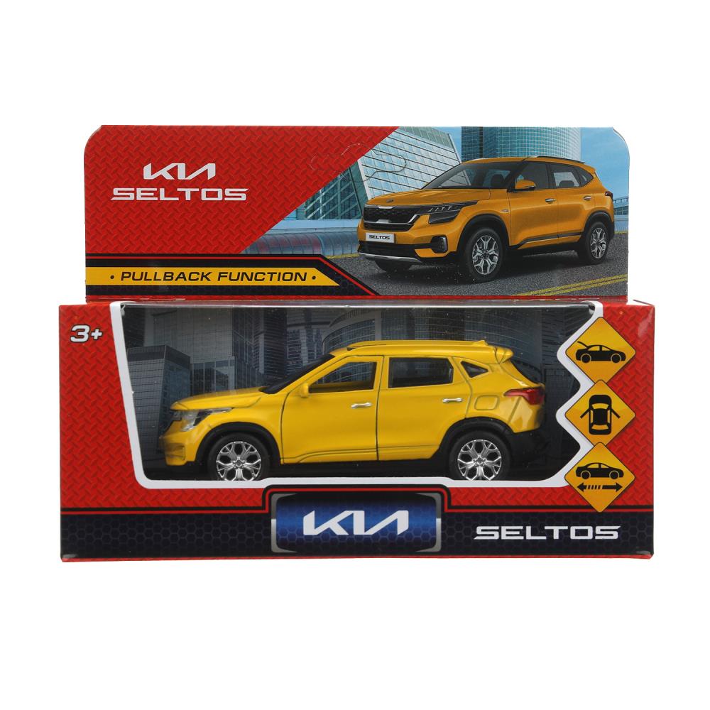 Машина металлическая Киа Селтос, 12 см. желтый, Технопарк SELTOS-12-YE