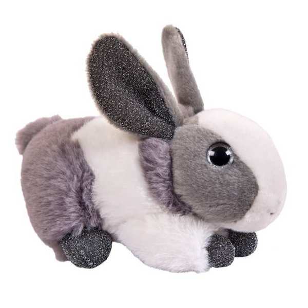 Кролик серый, 15 см игрушка мягкая Abtoys M5053