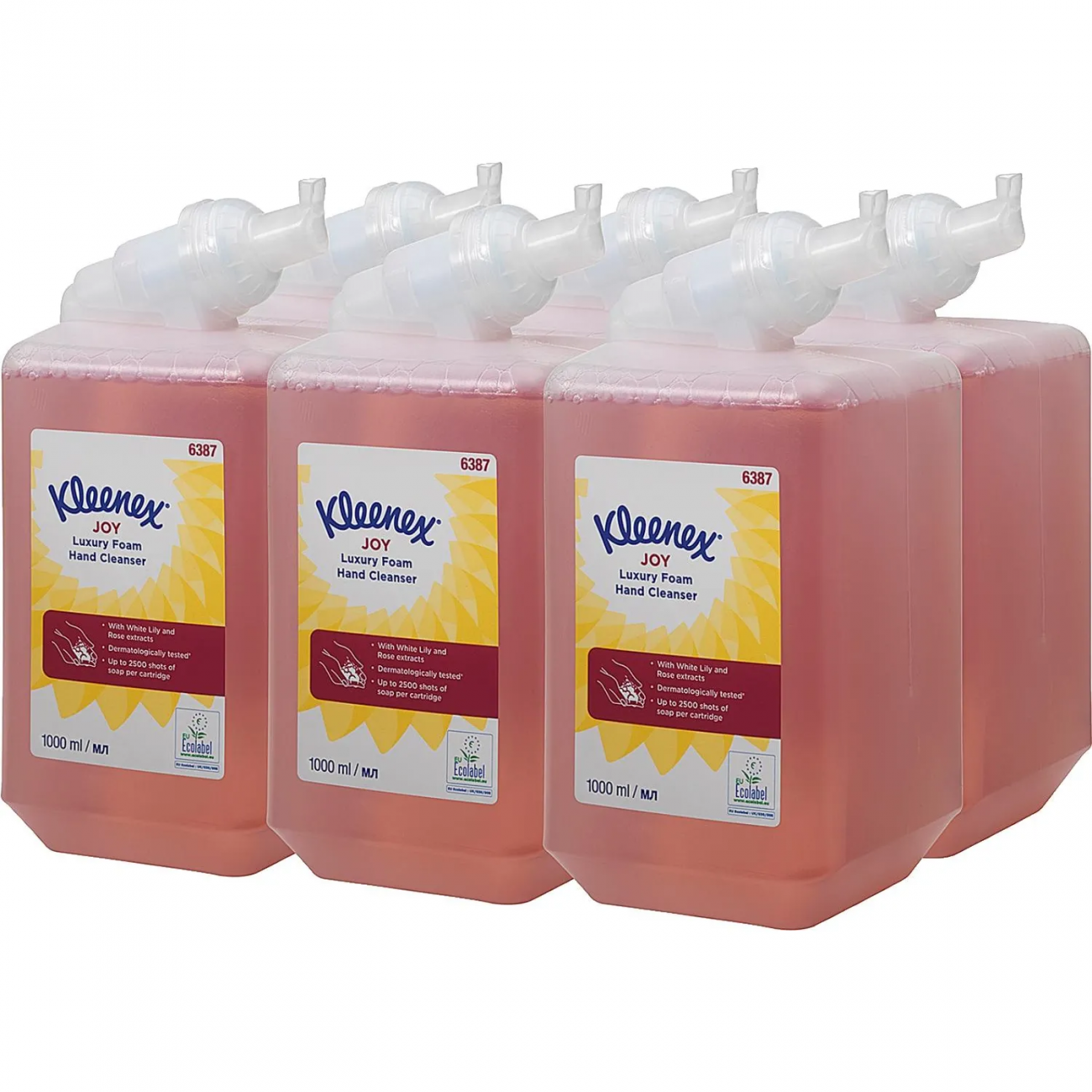 Картридж с жидким мылом пенным KK Kleenex Joy Luxury 1 л 6карт.6387 Kimberly-Clark 1097250