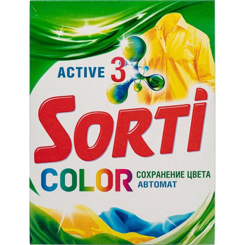 Порошок стиральный Sorti автомат Color 350г 870161