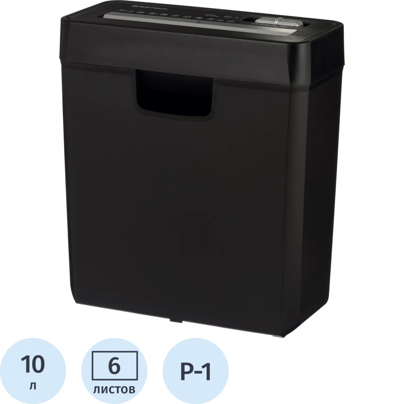 Шредер (уничтожитель) BIGTECH OS611S P-1ур.секр.6лист.10л 2253630