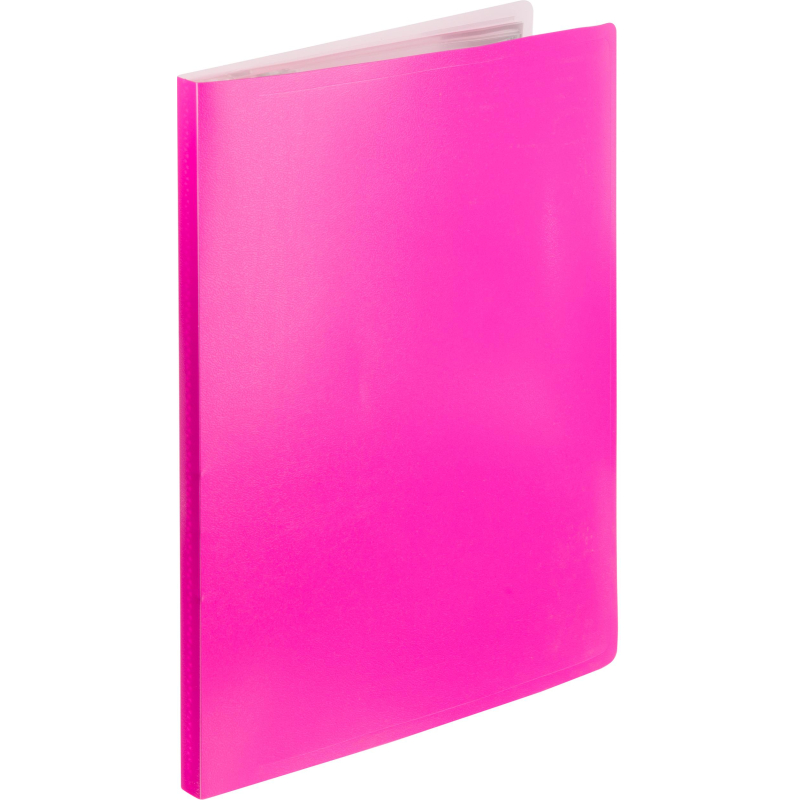 Папка файловая на 40 файлов Attache Neon А4 плотность 500мкм розовый 1466544