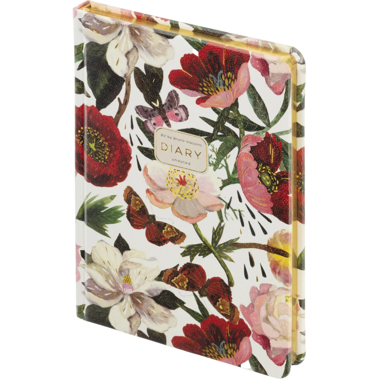 Ежедневник недатированный А5+ FLORA.Пионы 3-744/08 Bruno Visconti 2395950