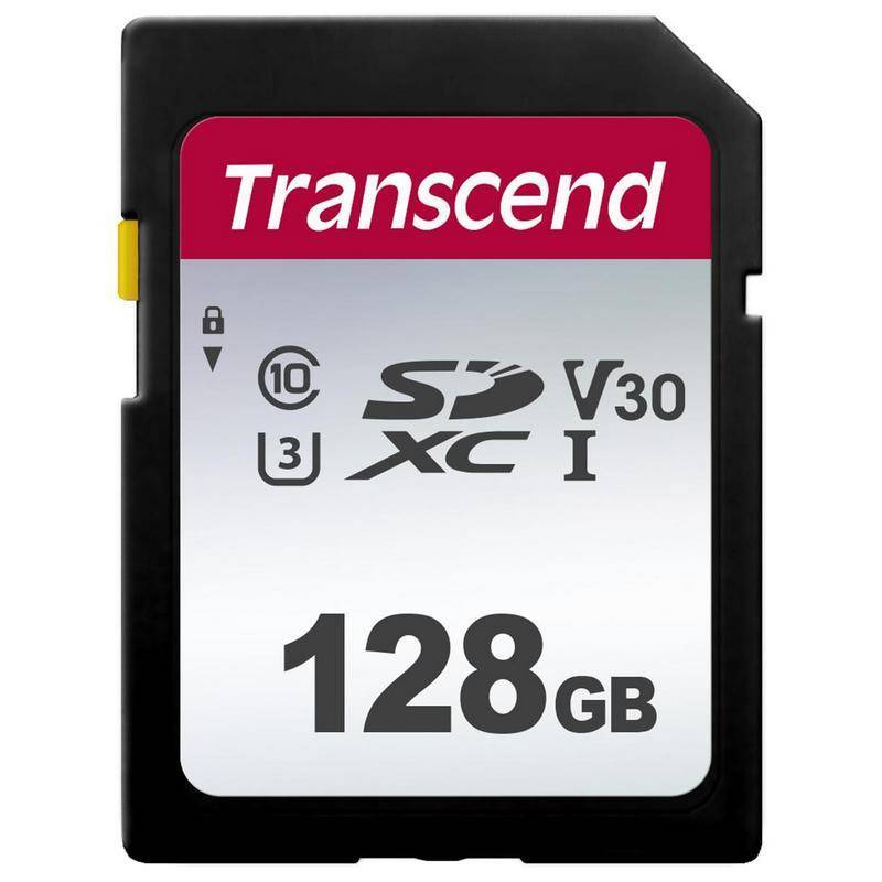Карта памяти Transcend 300S SDXC 128Gb UHS-I Cl10, TS128GSDC300S 887546