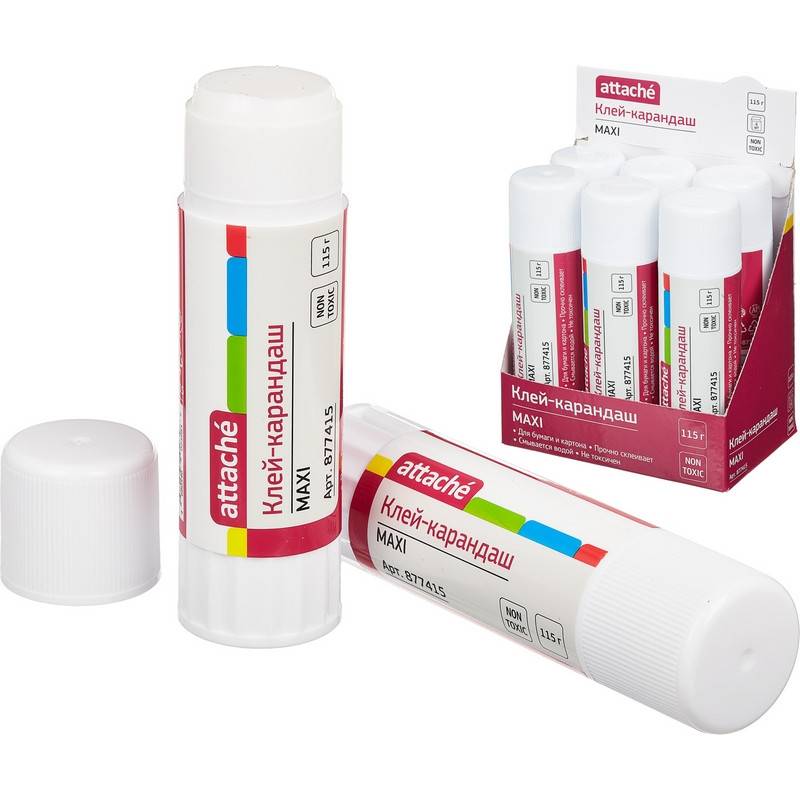 Клей-карандаш Attache Maxi 115 г 877415