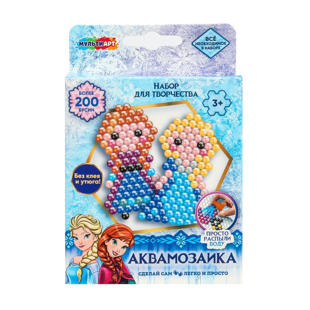 Аквамозаика 200 бусин "Фроузен" MultiArt AB-120540
