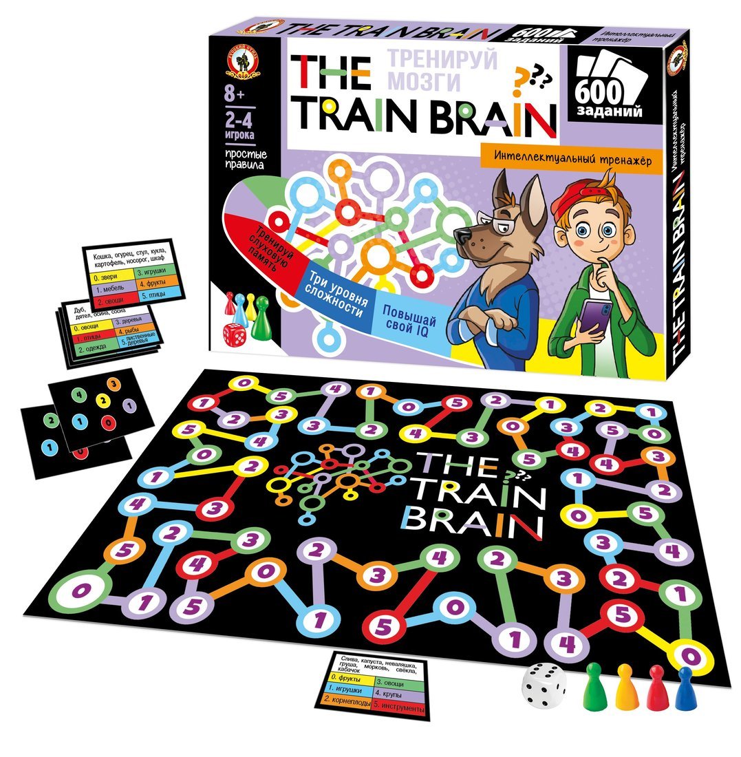 Викторина для всей семьи Тренируй мозги The Train Brain Русский Стиль 03378