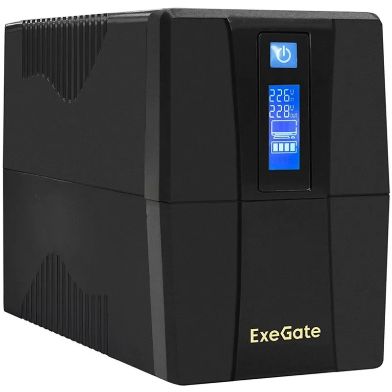 ИБП ExeGate Power Smart ULB-800 800VA/480W, LCD, AVR, 2xEURO(EP212517RUS) 1897986
