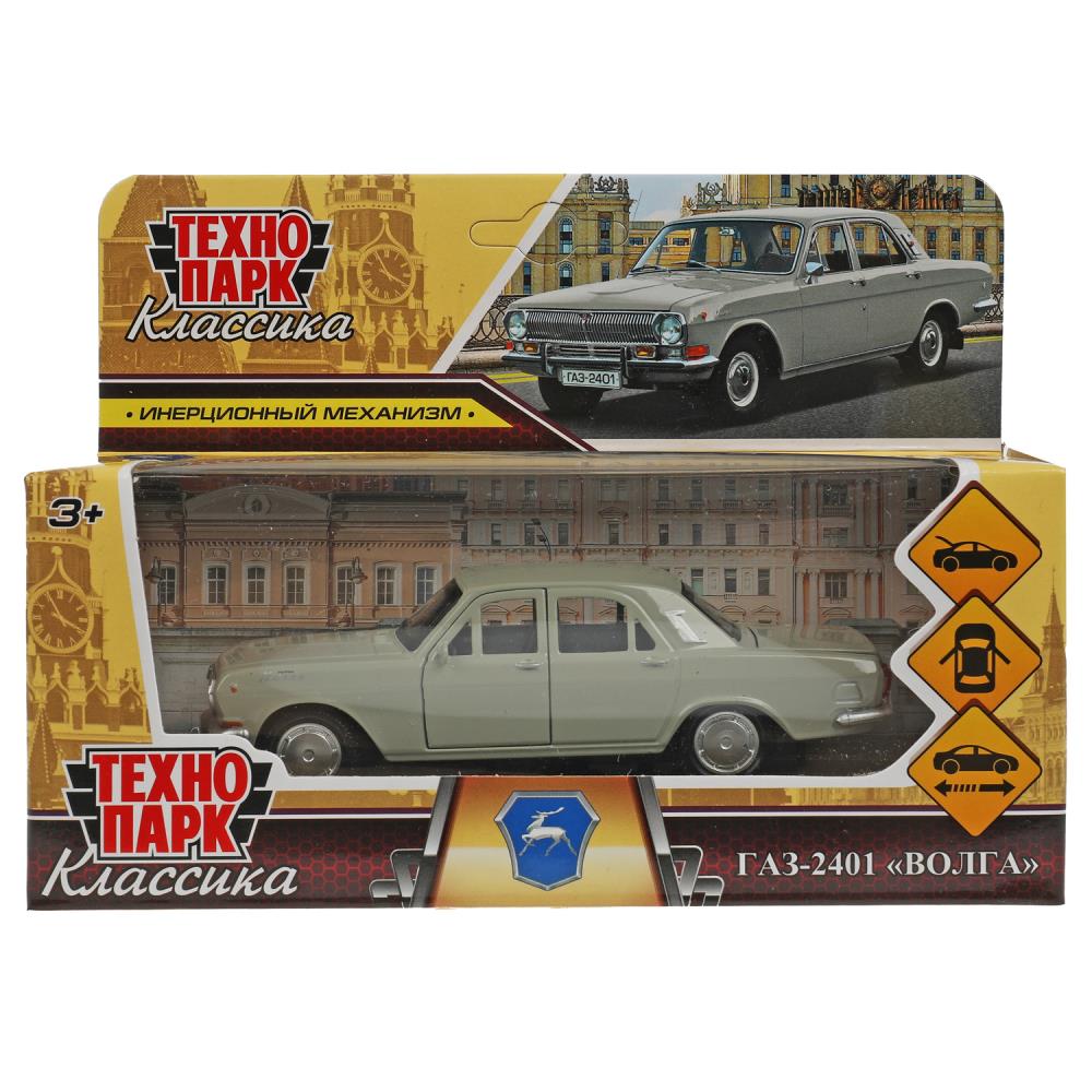Машина металл Газ-2401 Волга 12 см, серый Технопарк 2401-12-GY