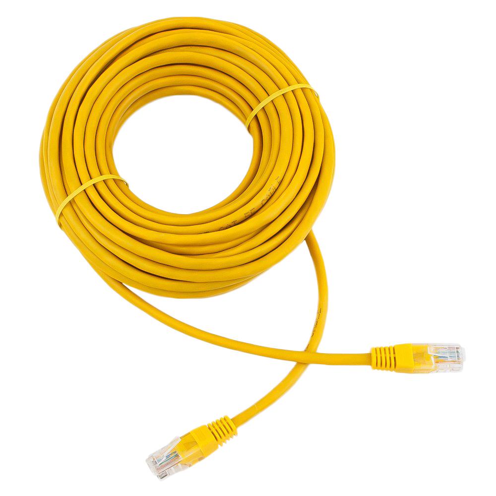 Патч-корд UTP Cablexpert PP12-10M/Y кат.5e, 10м, жёлтый 1124770