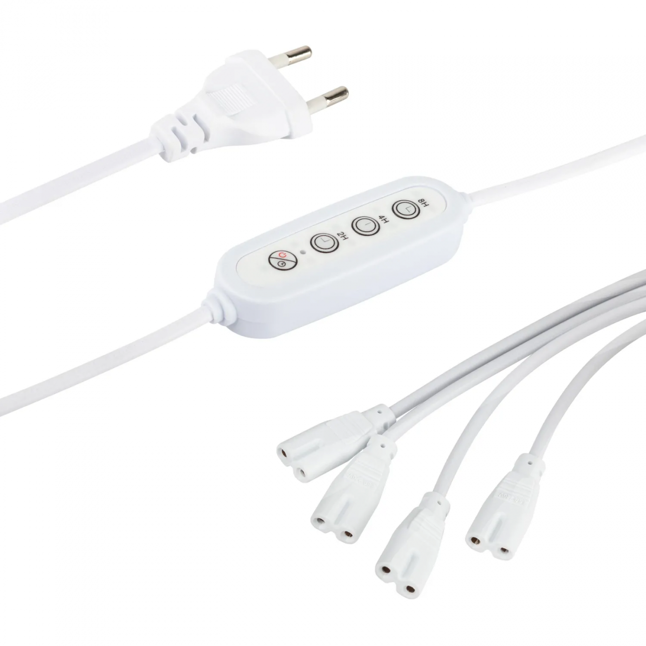 Разветвитель д/светильников ЭРА 4х IEC C7 2pin+timer на 4 т. с тайм. 2 м 2373594 Б0066964