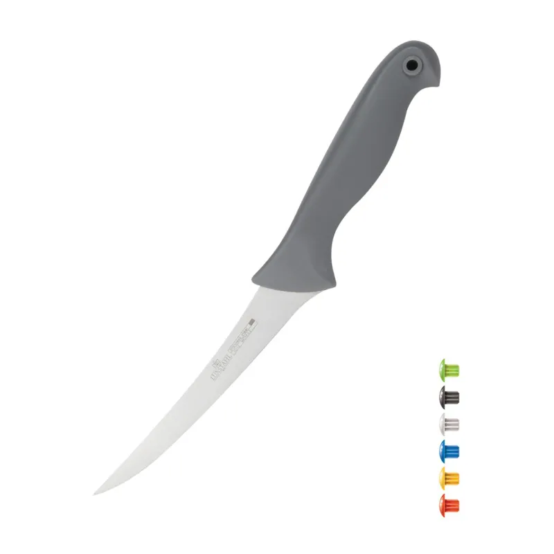 Нож разделочный 6 150мм с цветными вставками Colour Luxstahl (кт1803) 1942837