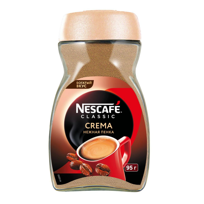 Кофе Nescafe Classic Crema раств.порошк. ст.б. 95г 542435