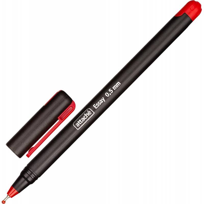 Ручка шариковая Attache Essay красная (толщина линии 0.5 мм) 1079504