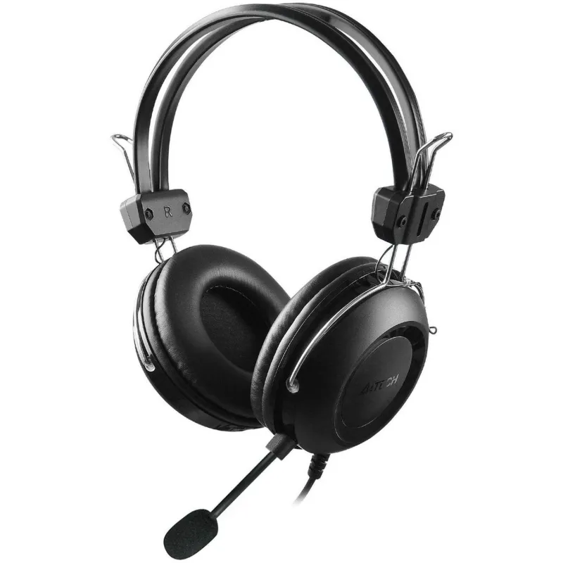 Гарнитура A4Tech черный 2м накладные USB оголовье (HU-35) 1784051