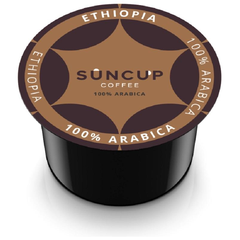 Кофе в/капс. Suncup Ethiopia жареный, молотый, 50кап/1уп 1377180
