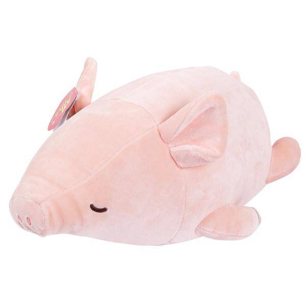 Мягкая игрушка Свинка розовая, 27 см арт. M2020
