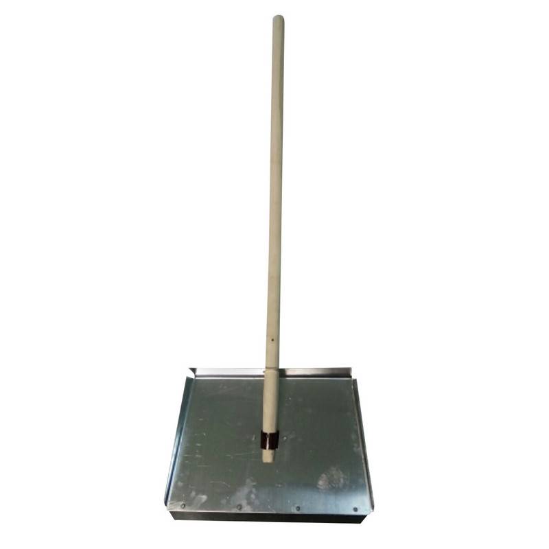 Лопата для уборки снега ковш стальной (46x30 см) с черенком 767046