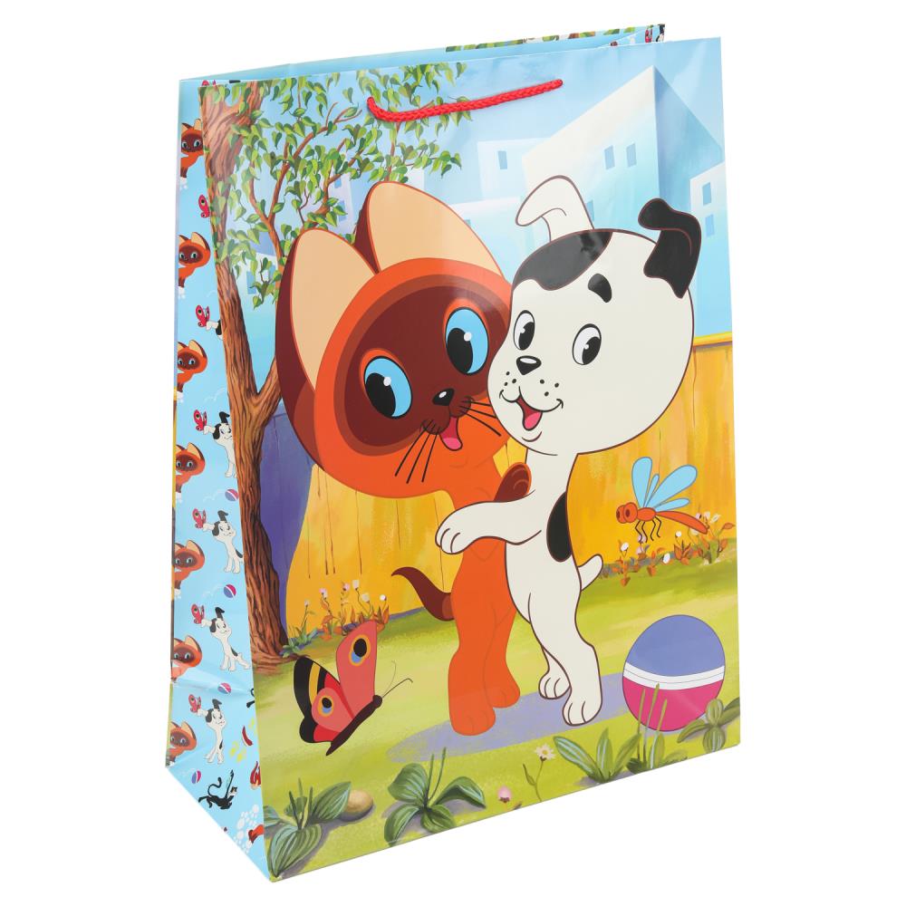 Пакет подарочный глянцевый "Союзмультфильм" XL, 140 гр/м Чудо праздник PXL-127489-CG