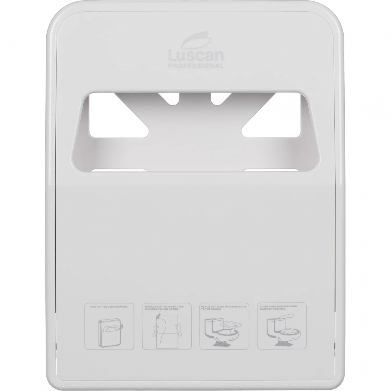 Диспенсер д/покрытий на унитаз Luscan Prof Etalon белый 1/4 2248675 VХ780W