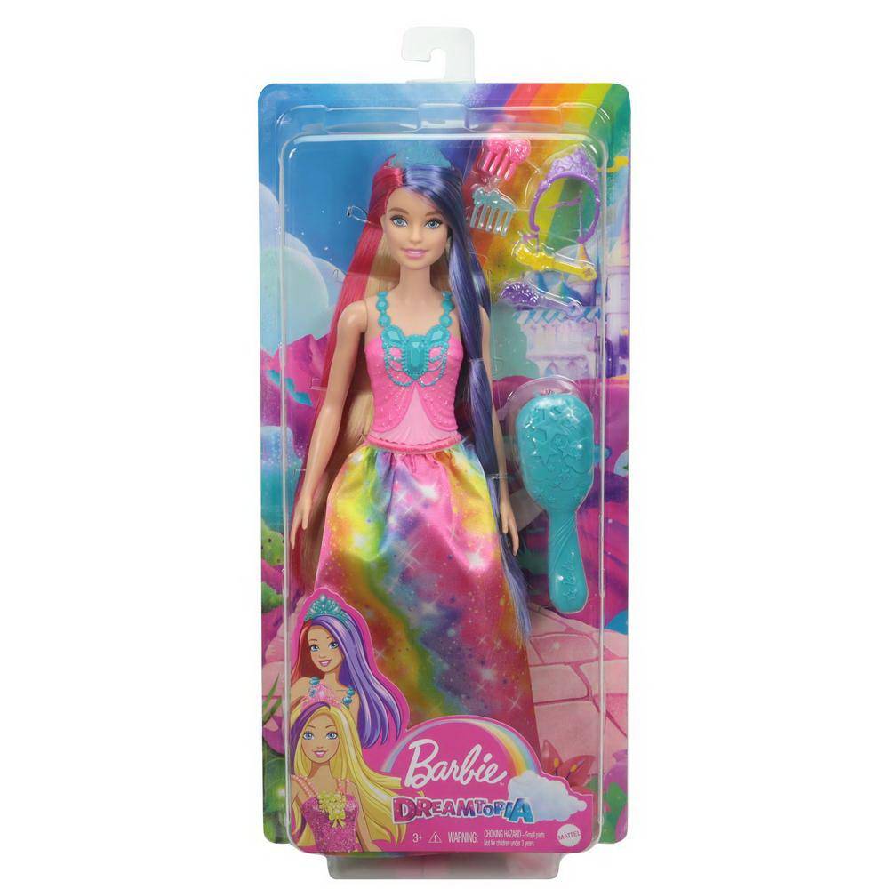Кукла Mattel Barbie Игра с волосами - принцесса с длинными волосами GTF38