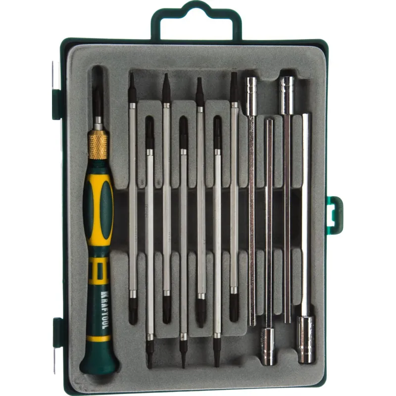 Набор отверток для точных работ Precision-20, 12 предм. KRAFTOOL 25611-Н12 1713668 25611-H12