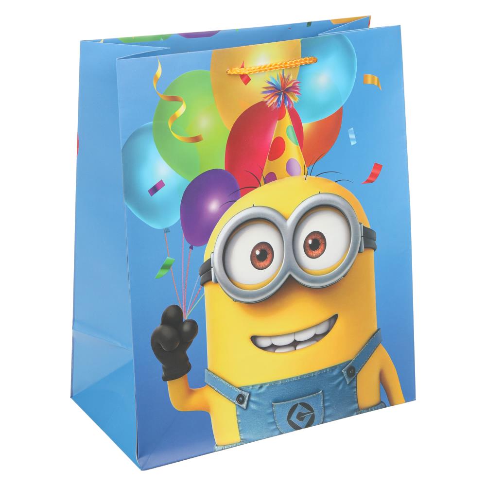 Пакет подарочный матовый L "Персонаж в очках", 140 гр/м Чудо праздник PL-128843-MIN