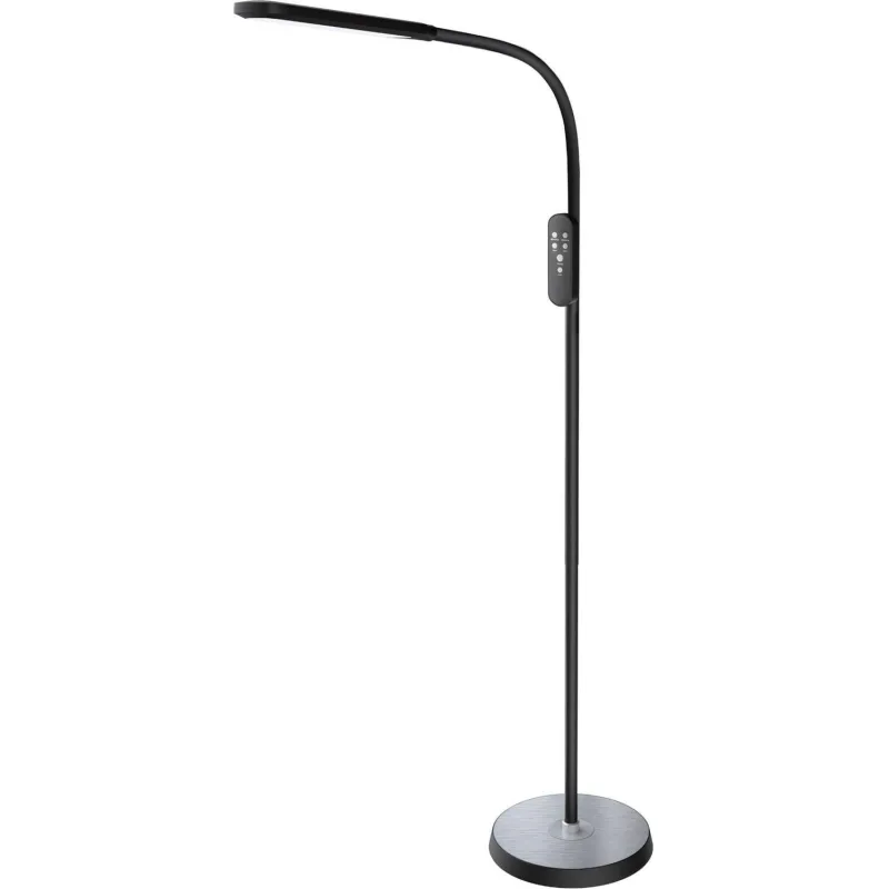 Торшер Светильник Camelion KD-871F C02 черный, LED, 15Вт, с ИК пультом ДУ 1887767 15183