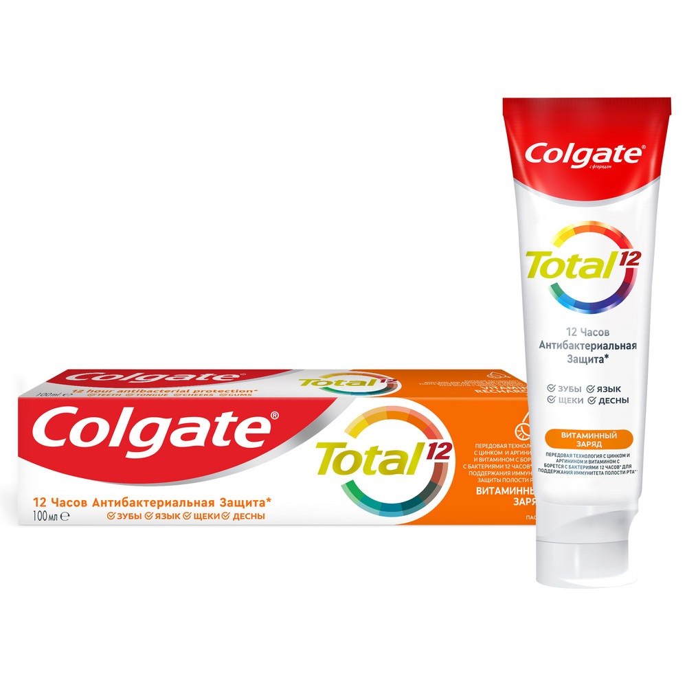 Зубная паста COLGATE TOTAL Витамин С 100 мл 6920354832833