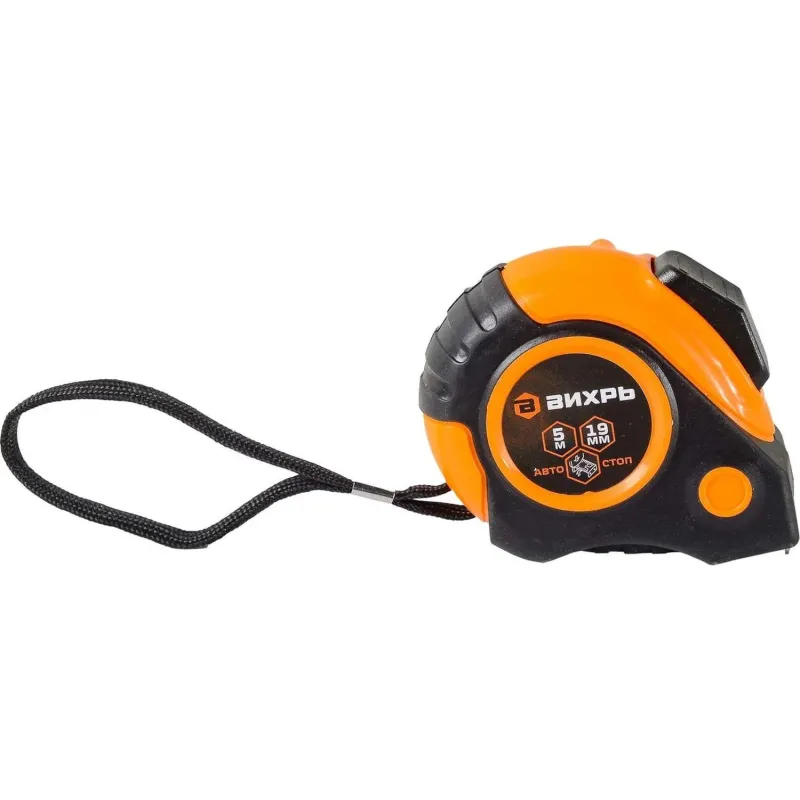Рулетка 5мх19мм автостоп Вихрь, 73/11/1/5 2168425