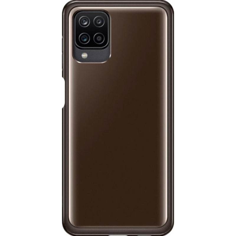 Чехол-крышка soft Clear Cover A12, Samsung, чер, EF-QA125TBEGRU 1377619
