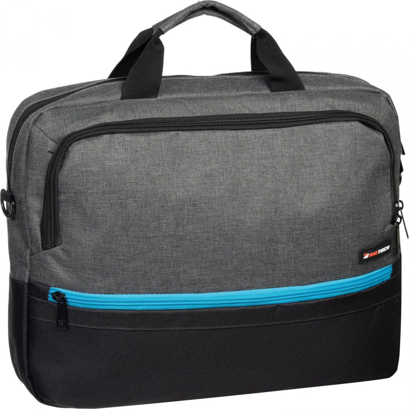 Сумка д/ноутбука BigTech Special 15.6 LB-BT-02BKGR, черно-серый 2094188