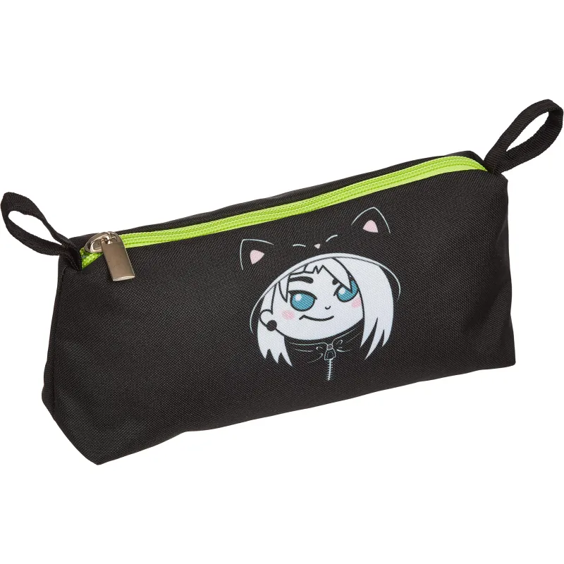 Пенал косметичка Аниме Чиби, с подкладом, 210x60x105 Комус Класс 1828471
