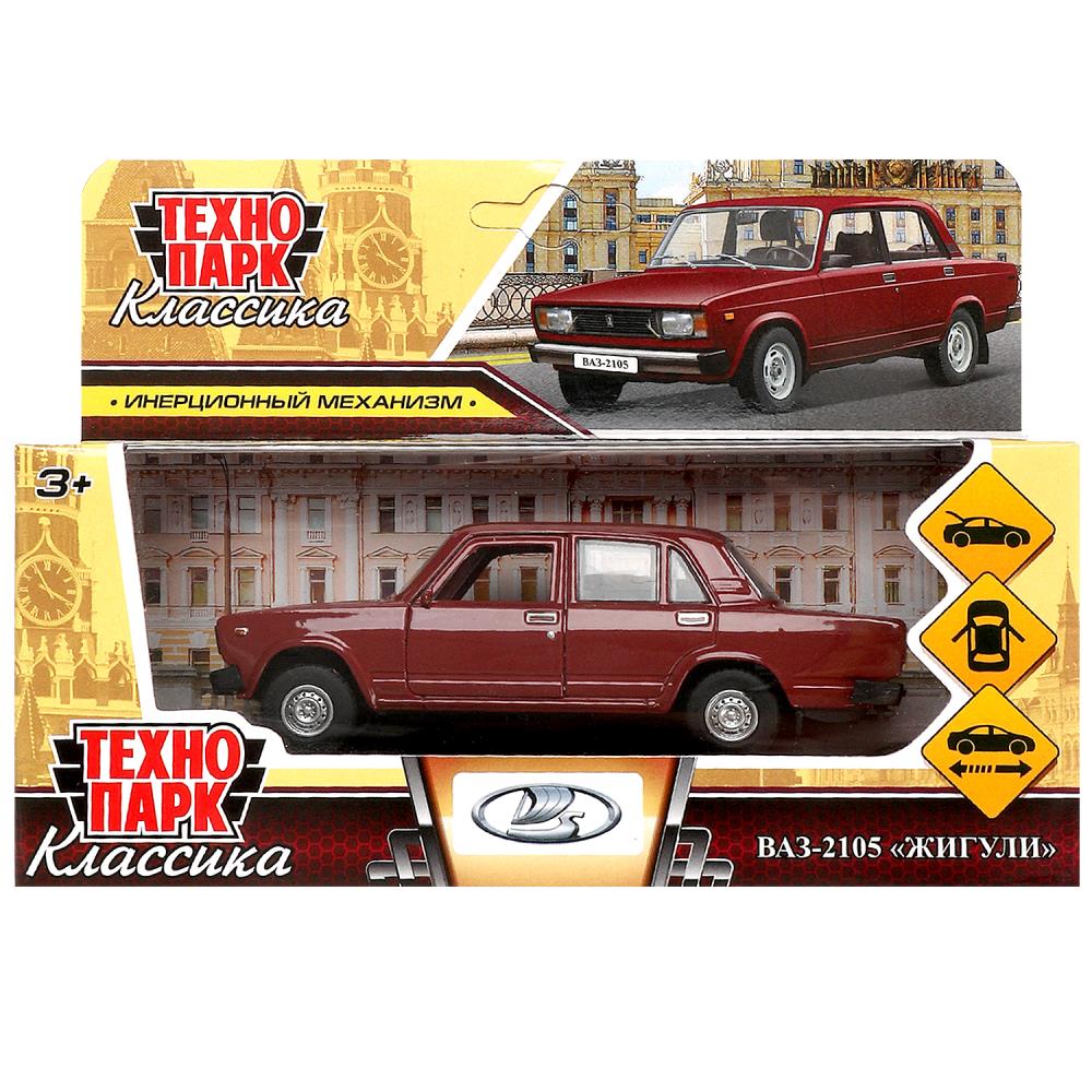 Машина металлическая "Лада Ваз-2105" 1997г. 12 см. романс, Технопарк 2105-12-RM