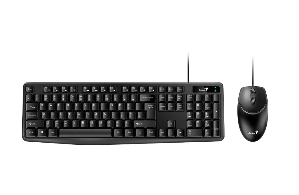 Набор клавиатура+мышь Genius KM-170 Black(31330006403) Wird KB+Mouse Combo 1576015