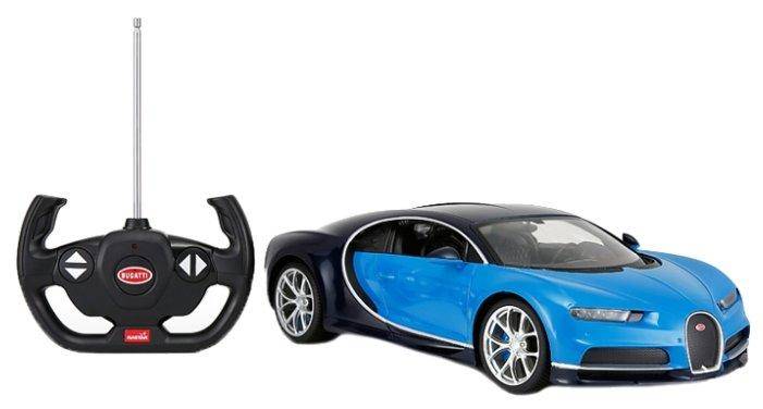 Машина р/у 1:14 Bugatti Chiron, цвет синий Rastar 75700E