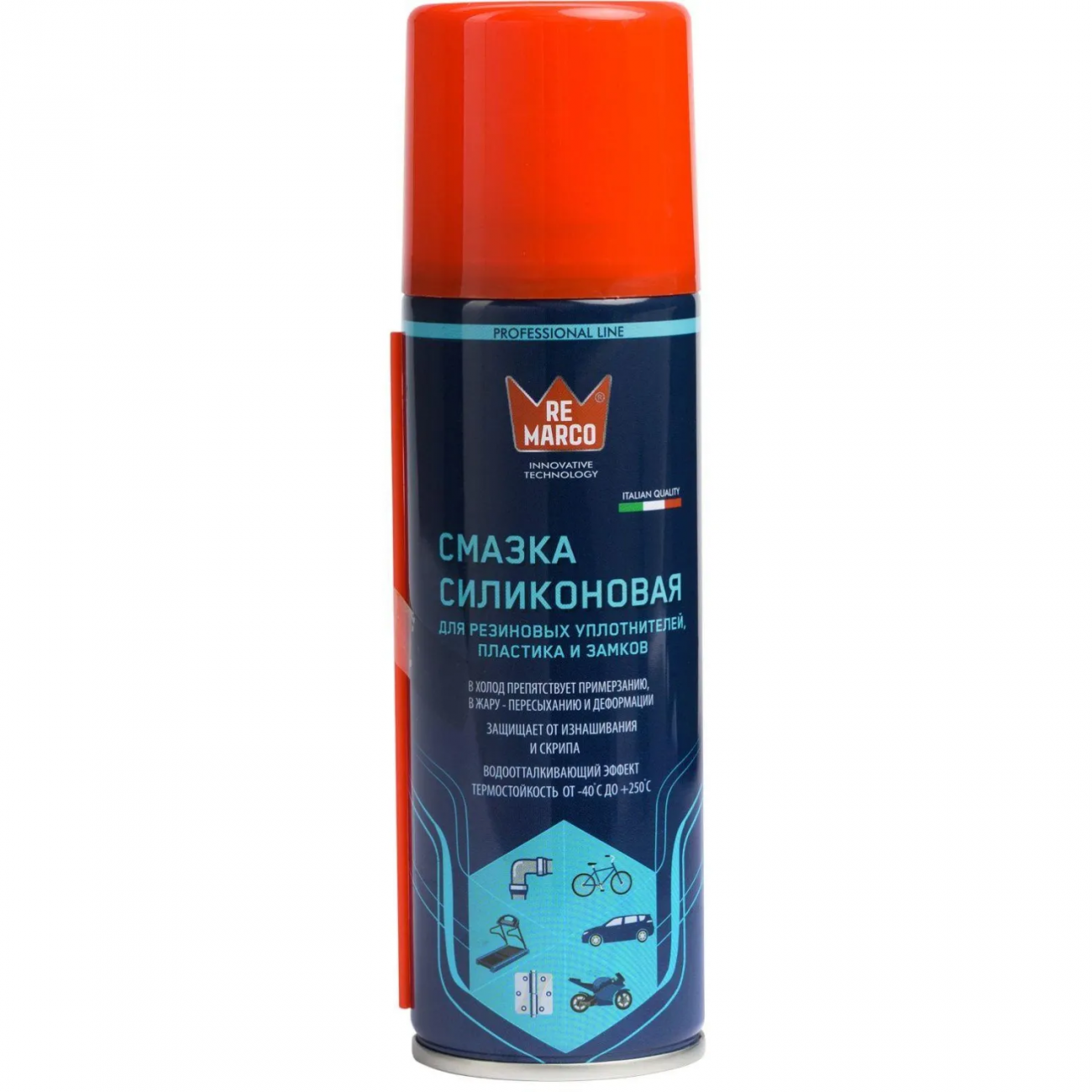 Смазка универс. силик. SILICONE OIL (от -40 до +250С)200 мл RE MARCO RM-746 2384783