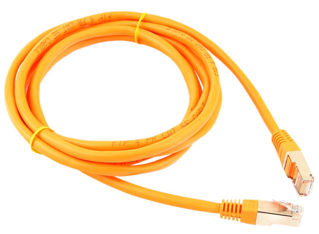 Патч-корд FTP Cablexpert PP22-2M/O кат. 5e, 2м, оранжевый 1124786