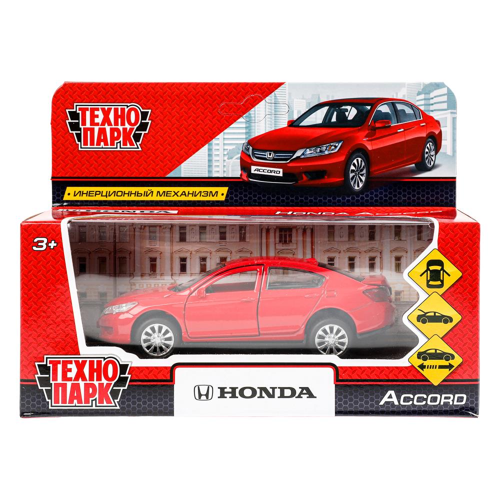 Машина металлическая Хонда Аккорд, 12 см. красный, Технопарк ACCORD-RD (72)