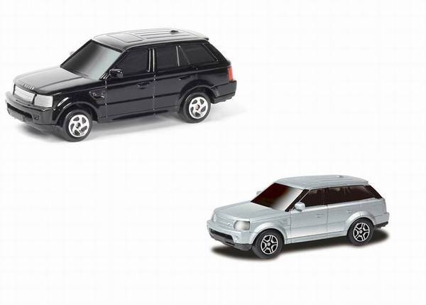 1:64 Range Rover Sport, (2 в асс: серый, черный), 9 см, металлическая машинка Uni Fortune 344009S