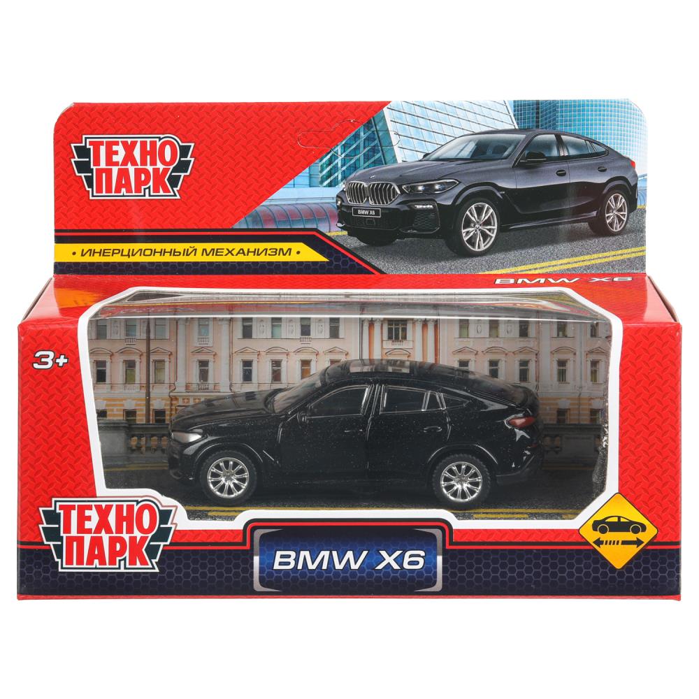 Машина металлическая Бмв X6, 10,5 см, черный Технопарк X6-11-BK